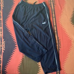 Puma tear-away track pants